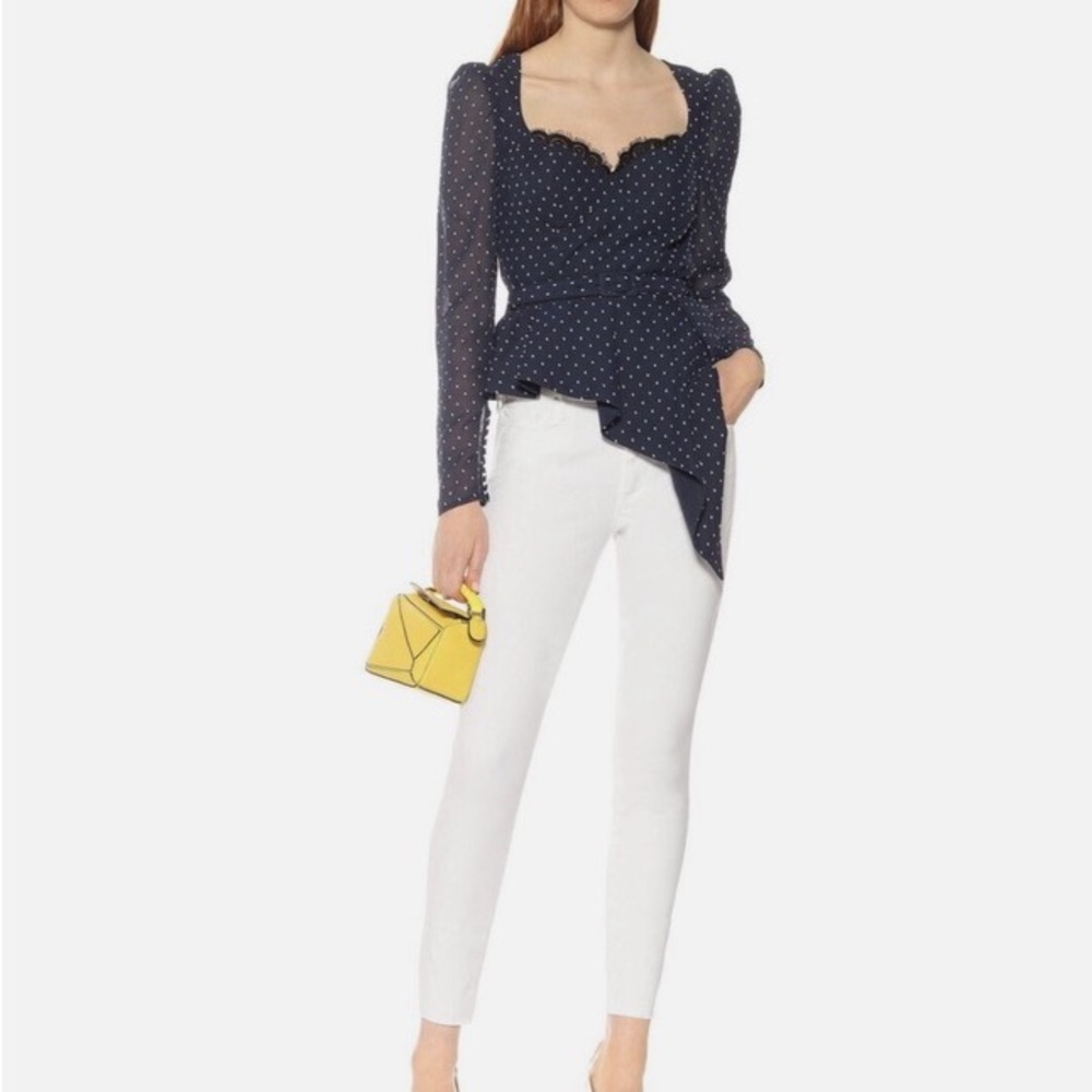 Self Portrait top with tags